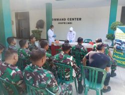 Dipilih Acak, Puluhan Personel Korem 081/DSJ Jalani Tes Urine