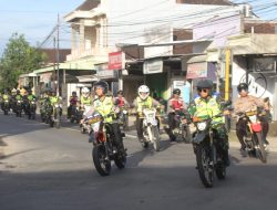Wujudkan Suro Aman dan Damai, Jajaran Korem 081/DSJ Gelar Patroli Serentak