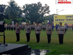 Polres OKI Dalam Pelaksanaan Sertijab, Waka Polres Berganti