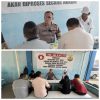 Satlantas Polres Gresik Berikan Edukasi Tertib Berlalu Lintas di Kawasan Pelabuhan