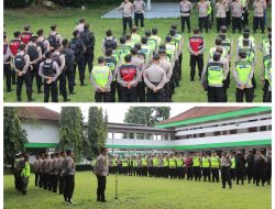 Kolaborasi Polisi dan TNI Amankan Pengesahan Warga Baru Perguruan Silat di Blitar