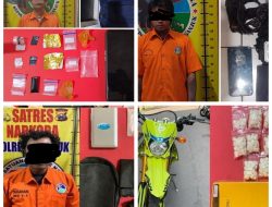 Gulung Jaringan Narkoba, Polres Nganjuk Sita 17 Ribu Pil LL dan Puluhan Gram Sabu