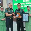 Dandim 0817/Gresik Pimpin Langsung Acara Korp Raport Pindah Satuan Danramil Menganti