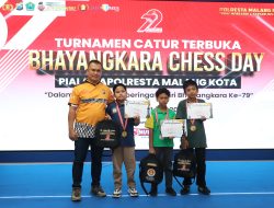 Polresta Malang Kota Lahirkan Atlet Muda di Tournamen Catur “Bhayangkara Chess Day 2025”, Walikota Beri Apresiasi
