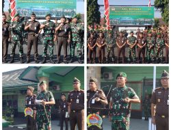Sinergi Kuat TNI-Kejaksaan, Kodim 0830/Surabaya Gelar Apel Bersama Kejaksaan Negeri Surabaya dan Tanjung Perak