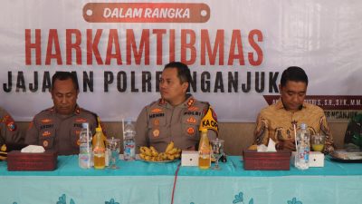 Silaturahmi Kamtibmas, Kapolres Nganjuk Gandeng Forkopimcam Bahas Kerawanan Wilayah
