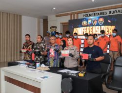 Satreskrim Polrestabes Surabaya Ungkap Sindikat Pencurian yang Meresahkan  di  Surabaya