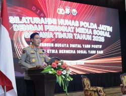 Polda Jatim Gandeng Pegiat Media Sosial Bangun Budaya Digital Positif