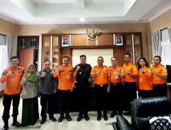 Kepala Kantor Basarnas Pekanbaru mengadakan Audiensi dengan Bupati Kuantan Singingi.