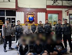 8 Pemuda Hendak Tawuran Diamankan Patroli Jogoboyo, Polisi Sita Senjata Tajam