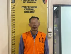 Rugikan Negara Rp 500 Juta Lebih, Kades Kusau Makmur di Tangkap Polres Kampar