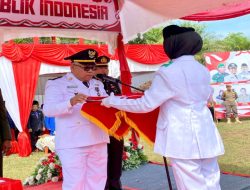 Bertindak Sebagai Inspektur Upacara HUT RI Ke 80, Camat XIII Koto Kampar Mengajak Pemuda Mewujudkan Indonesia Bersatu Berdaulat, Rakyat Sejahtera, Indonesia Maju.”