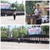 Apel Pengamanan Pengesahan IKSPI, Kapolres Nganjuk Tegaskan Kesiapa