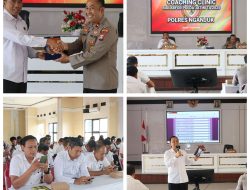 Polres Nganjuk Gelar Coaching Clinic Bidlabfor Polda Jatim untuk Tingkatkan Kemampuan Penyidikan