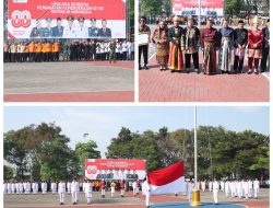 Upacara HUT ke-80 RI di Nganjuk, Forkopimda Kobarkan Semangat “Bersatu, Berdaulat, Rakyat Sejahtera, Indonesia Maju”
