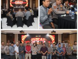 Jalin Sinergi, Polres Pelabuhan Tanjung Perak Ajak Tiga Pilar Masyarakat dalam Jumat Curhat untuk Jaga Kamtibmas