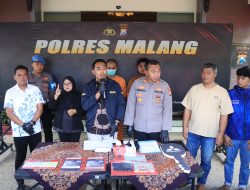 Kurang dari 24 Jam, Polres Malang Berhasil Amankan Tersangka Pencurian Mobil