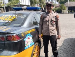 Mobil Dinas Polres Nganjuk Ditempeli Stiker Hotline dan WA Lapor Kapolres, Layanan 24 Jam Nonstop