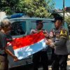 Ribuan Bendera Merah Putih Dibagikan oleh Polres Probolinggo untuk Warga, Bangkitkan Semangat Kemerdekaan RI ke – 80