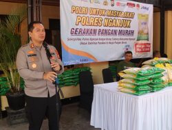 Polres Nganjuk Luncurkan Gerakan Pangan Murah, Warga Antusias Minta Digelar Rutin
