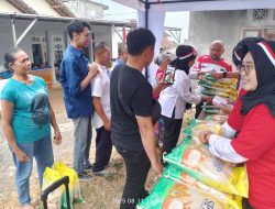 Semarak Kemerdekaan Warnai Gerakan Pangan Murah Polres Batu