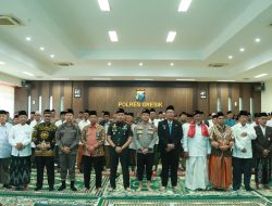 Polres Gresik Bersama Forkopimda Gelar Doa Bersama Sambut HUT ke-80 RI