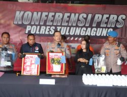 Polres Tulungagung Berhasil Amankan Tersangka Pengedar Narkoba Diduga Jaringan Internasional, Sita Sabu