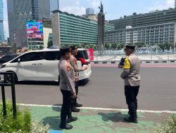 Polri Pastikan Keamanan di Kawasan Bundaran HI, Cek Langsung Personel Ops Merdeka Jaya 2025