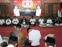 Tasyakuran HUT ke-80 RI di Pendopo Nganjuk, Forkopimda Ajak Warga Isi Kemerdekaan dengan Kebersamaan
