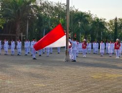 Upacara Penurunan Bendera Merah Putih HUT ke-80 RI di Kabupaten Gresik