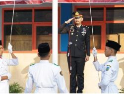Polres Nganjuk dan Polsek Jajaran Serentak Jadi Pembina Upacara HUT RI ke-80