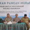Polres Pasuruan Komitmen Gelar Gerakan Pangan Murah, Siapkan 2 Ton Beras untuk Warga Sukorejo dan Tosari