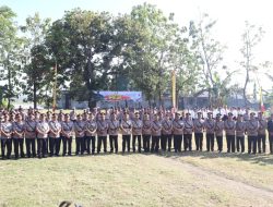 Polres Nganjuk Gelar Upacara Hari Juang Polri di Monumen Perjuangan Ngadiboyo