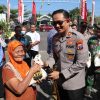 Polres Magetan Kembali Gelar Gerakan Pangan Murah di 4 Kecamatan Warga Full Senyum