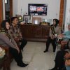 Polwan Polres Nganjuk Anjangsana ke Purna Polri, Wujud Hormat di Hari Jadi ke-77