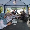 Sambut Hari Lalu Lintas Bhayangkara ke -70 Polres Jember Gelar Baktikes Gratis