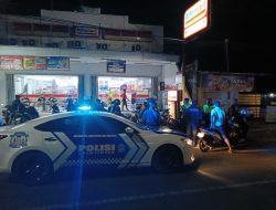 Polres Nganjuk Gelar Patroli Antisipasi Balap Liar dan Bentrok Antar Kelompok di Akhir Pekan