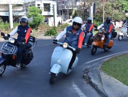 Wadan Kodiklatal Hadiri Archery Open Tournament HUT TNI 2025 dan Riding Vespa Bersama Pimpinan Kotama TNI AL