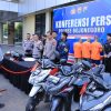 Polres Bojonegoro Berhasil Ungkap Sindikat Curanmor, Lima Tersangka Diamankan
