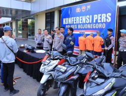 Polres Bojonegoro Berhasil Ungkap Sindikat Curanmor, Lima Tersangka Diamankan
