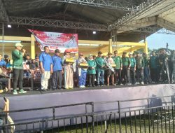 Kasrem 084/Bhaskara Jaya Hadiri Kejuaraan Kerapan Sapi Piala Presiden di Bangkalan