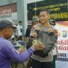 Polres Ponorogo Gelar Baksos, 250 Paket Sembako Dibagikan Untuk Tukang Becak