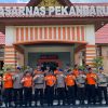 Perkuat Sinergitas dan Kolaborasi, Satpolairud Polres Pelalawan Berkunjung ke Kantor Pencarian dan Pertolongan Kelas A Pekanbaru.