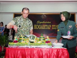 Mayjen TNI Rudy Saladin Gelar Tasyakuran HUT ke-53 Kogartap III/Surabaya