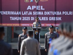 Latja Diktuk Bintara Polri 2025 di Polres Gresik 50 Siswa Siap Terjun Layani Masyarakat