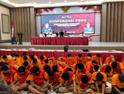 Operasi Sikat Semeru 2025 Polda Jatim Ungkap 1.443 Kasus Kriminal Hanya dalam 12 Hari.