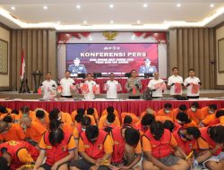 Polda Jatim Berhasil Ungkap 1.443 Kasus dan Amankan 1.135 Tersangka Selama Operasi Sikat Semeru 2025