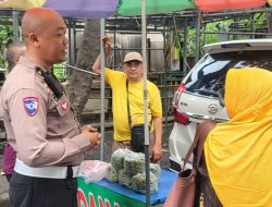 POLANTAS MENYAPA MASYARAKAT, SOSIALISASIKAN TERTIB BERLALU LINTAS DAN KESELAMATAN BERKENDARA MENJELANG OPERASI ZEBRA 2025