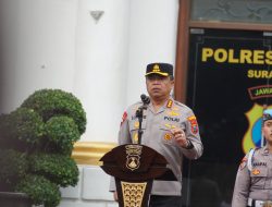 KOMBES POL Dr. Luthfie Sulistiawan : 400 Anggota Hadir Apel BERSINAR – SIAP SIAGA “Polri Untuk Masyarakat 24 Jam”