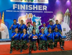 Tim Kodiklatal Raih Juara 1 Lomba Gerak Jalan Mojosura Hari Pahlawan 2025